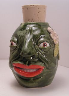   PEPPER   Anthropomorphic Spice Jar/ Face Jug by Susi Nagoda Bergquist