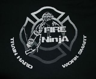 Fire Ninja / FF 355   Firefighter shirt, Light weight %100 cotton t 