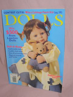 DOLLS THE COLLECTORS MAGAZINE JUNE/JULY 2001 ISSUE Zapf Rotraut 