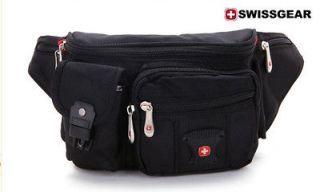 Wenger Swissgear Waist Pack Belt Bag Pouch Travel Hip Purse Black High 