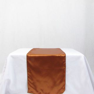 10 copper satin table runners wedding decor bridal sash from