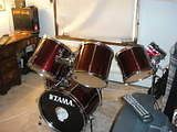1990s tama rockstar dx 6 toms bass drum and cases