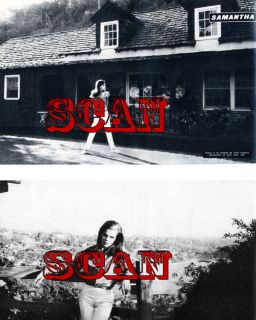 Samantha Eggar print of article Cielo Drive home Sharon Tate house