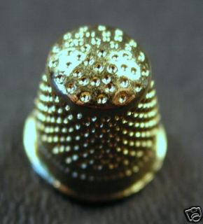 franklin mint monopoly gold plated thimble token 
