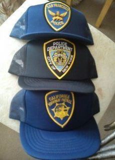 BASEBALL CAPS   NAUTICAL NATIONAL THEMES   US POLICE FORCES   SEE 