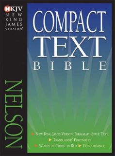 Compact Text Bible by Thomas Nelson 2002, Paperback