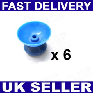 Lot 6 Light Blue JOYSTICK Analog ThumbSticks Grips PAIRS for PS3 PS2 