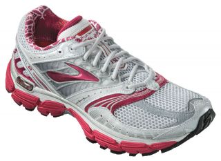 Brooks Glycerin 9 Womens Athletic Shoes Pink and Silver Running Shoes