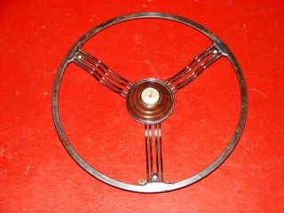 30S 40S VINTAGE BANJO STEERING WHEEL ACCESSORY THERMOMETER STREET ROD