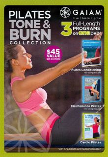 Pilates Tone & Burn Collection (DVD, 201