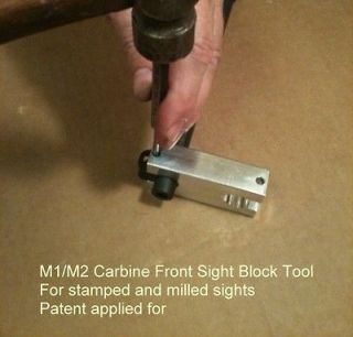 m1 carbine front sight block tool  30