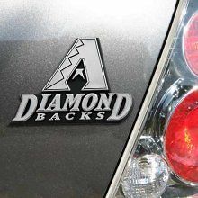 arizona diamondbacks chrome auto emblem decal baseball time left $