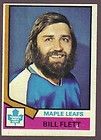 1974 75 Topps Hockey Bill Flett #64 Toronto Maple Leafs NMT+