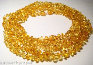 genuine knotted baltic amber baby necklaces lot 5 from lithuania