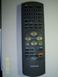 toshiba tv vcr plus+ remote control vc 708 combo time