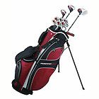   DRK MENS LEFTY GRAPHITE/STEEL COMPLETE PACKAGE GOLF SET WITH STAND BAG