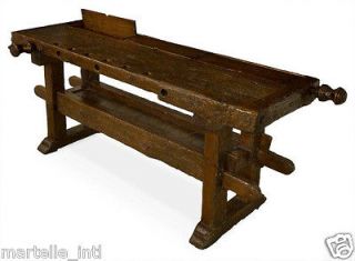 Antique Work Bench Table Holland Restorers Fine Reproduction New Free 