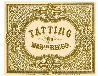 the tatting book 1 c 1850 by reigo needle tatting