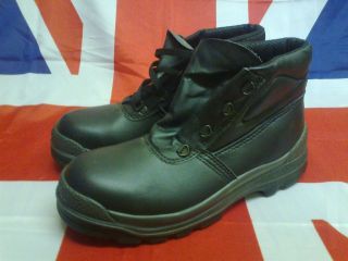 army military globe trotters black boots steel toe capped more