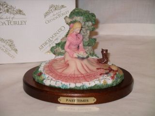 glynda turley art figurine past times 1988 nib  7 20 or 