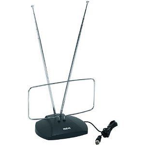 RCA Rabit Ears Indoor Antenna HDTV TV Channels Over The Air VHF UHF 