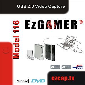 EZCAP.TV 116 EzGAMER USB 2.0 Game Capture Device   xp/vista/Windo​ws 