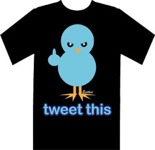 Tweet This Twitter Social Media T Shirt (All Ringspun Cotton Tee 