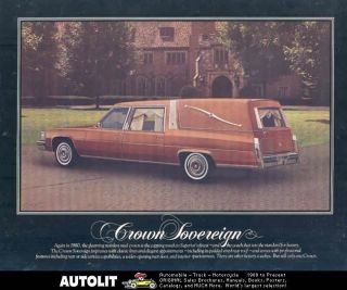 1980 cadillac superior crown sovereign hearse brochure time left $