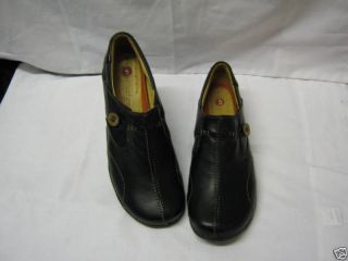 clarks un loop black leather shoes sizes uk 3 9