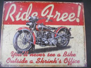   Funny Motorcycle Sign Vintage Bike Dealer Motorbike Custom Chopper Soa