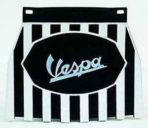 vespa gt 200 white red striped mudflap from united kingdom