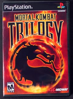 mortal kombat trilogy ps1 custom case no game one day shipping 