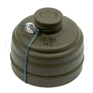 surplus drager 40mm nbc gas mask filter canister time left