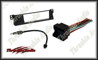   Kit CD Player Install Dash Trim Wiring Harness (Fits: BMW