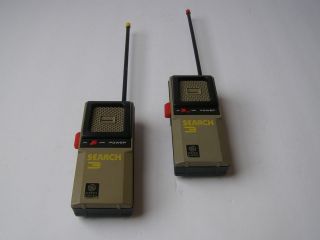 vintage general electric search 3 walkie talkies radio from israel