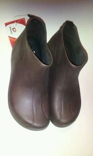 Holeys Soles RAIN BOOTS Shoes BROWN Womens 6 Brand NEW 