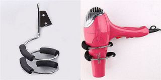 double blow dryer stand flat hair iron holder j0610