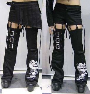 Punk Unisex Visual kei Rock fashion Nana short Pants+skirt+leg warmers 