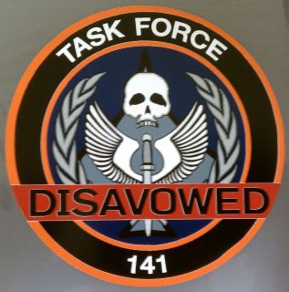   Force 141 DISAVOWED sticker Call of Duty Modern Warfare 3 decal MW3