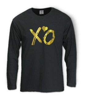   Long Sleeve T Shirt lil wayne OVOXO Octobers VERY OWN DRAKE Gold