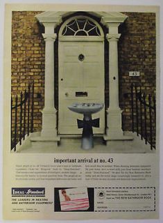 VINTAGE 1960s ADVERT Ideal Standard Bathroom Equipment Kingston No.43