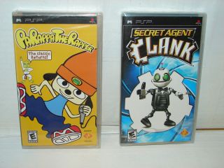 LOT OF 2 **NEW** PSP GAMES Secret Agent Clank / Parappa the Rapper