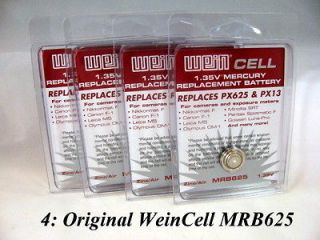 NEW IMPROVED Wein Cell Battery MRB625 PX625 EPX625 PX13 MERCURY 