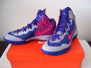 NIB Mens Nike Zoom HyperEnforcer XD Basketball Shoes Sneakers Grey/Red 