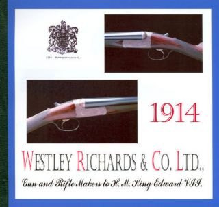 westley richards co 1914 shotgun rifle catalog