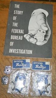 Newly listed Children young people FBI booklet 1961 & four toy vintage 