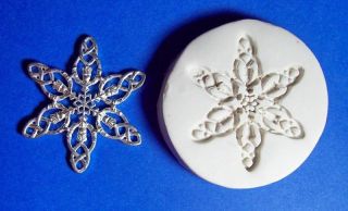 giant snowflake 2 cns polymer clay mold fimo time left