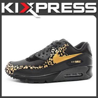 Nike WMNS Air Max 90 [325213 023] NSW Running Leopard Black/Gold Gre 
