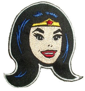 wonder woman embroidered patch comic super friends from argentina time