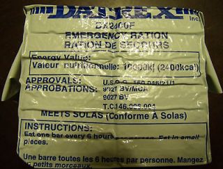 Newly listed Lot of 3 5 year Shelf Life DATREX FOOD BAR SURVIVAL MRE 